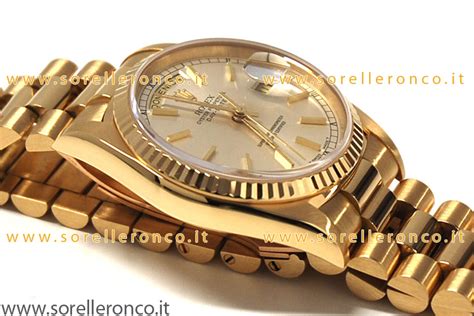 rolex prezzi 36 ml in oro